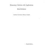 خرید و دانلود نسخه کامل کتاب Elementary Calculus with Applications