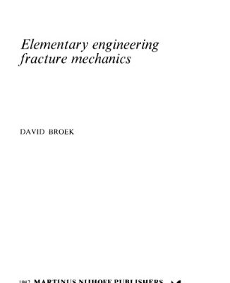 خرید و دانلود نسخه کامل کتاب Elementary engineering fracture mechanics