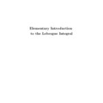 خرید و دانلود نسخه کامل کتاب Elementary Introduction to the Lebesgue Integral