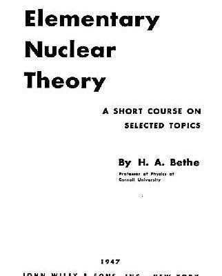 خرید و دانلود نسخه کامل کتاب Elementary nuclear theory