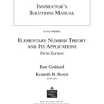 خرید و دانلود نسخه کامل کتاب Elementary Number Theory and Its Applications, 5th edition, Instructor’s Solutions Manual