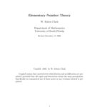 خرید و دانلود نسخه کامل کتاب Elementary Number Theory