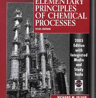خرید و دانلود نسخه کامل کتاب Elementary Principles of Chemical Processes