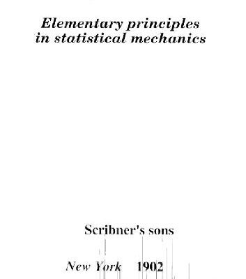 خرید و دانلود نسخه کامل کتاب Elementary principles of statistical mechanics