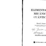 خرید و دانلود نسخه کامل کتاب Elementos de Mecánica Cuántica