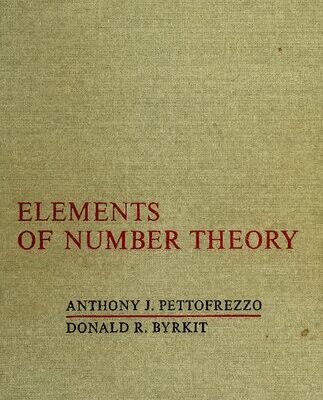 خرید و دانلود نسخه کامل کتاب Elements of Number Theory
