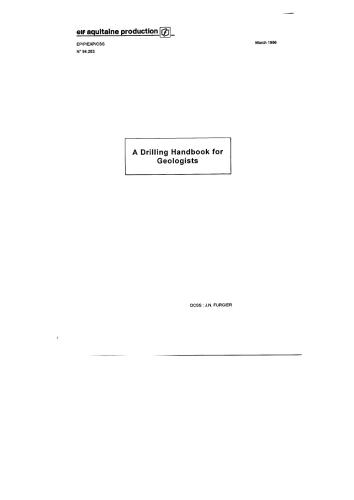 خرید و دانلود نسخه کامل کتاب ELF Aquitaine Production. A Drilling Handbook for Geologists_68c1e6010950c.jpeg خرید و دانلود نسخه کامل کتاب ELF Aquitaine Production. A Drilling Handbook for Geologists