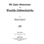 خرید و دانلود نسخه کامل کتاب Elf Jahre Gouverneur in Deutsch-Südwestafrika