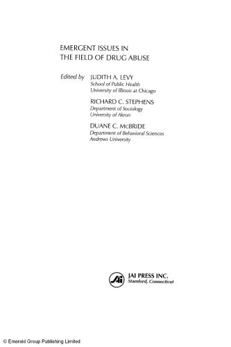 خرید و دانلود نسخه کامل کتاب Emergent Issues in the Field of Drug Abuse (Advances in Medical Sociology, Vol. 7)_68c6f61d7a71f.jpeg خرید و دانلود نسخه کامل کتاب Emergent Issues in the Field of Drug Abuse (Advances in Medical Sociology, Vol. 7)
