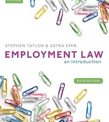 خرید و دانلود نسخه کامل کتاب Employment Law: An Introduction 5th Edition – Orginal Pdf