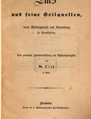 خرید و دانلود نسخه کامل کتاب Ems und seine Heilquellen