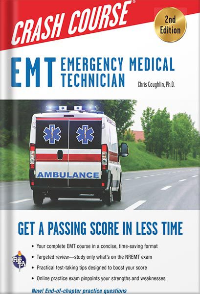 خرید و دانلود نسخه کامل کتاب EMT Crash Course with Online Practice Test, 2nd Edition: Get a Passing Score in Less Time (EMT Test Preparation) by Christopher T. Coughlin_68c11f1ce711e.jpeg خرید و دانلود نسخه کامل کتاب EMT Crash Course with Online Practice Test, 2nd Edition: Get a Passing Score in Less Time (EMT Test Preparation) by Christopher T. Coughlin