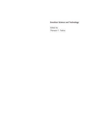 خرید و دانلود نسخه کامل کتاب Emulsion Science and Technology