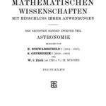خرید و دانلود نسخه کامل کتاب Encyclopaedie der mathematischen Wissenschaften und Anwendungen. Astronomie Band 6, Teil 2, Heft 2