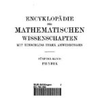 خرید و دانلود نسخه کامل کتاب Encyclopaedie der mathematischen Wissenschaften und Anwendungen. Physik