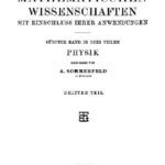 خرید و دانلود نسخه کامل کتاب Encyclopaedie der mathematischen Wissenschaften und Anwendungen. Physik