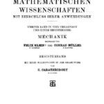 خرید و دانلود نسخه کامل کتاب Encyclopaedie der mathematischen Wissenschaften und Anwendungen. Mechanik