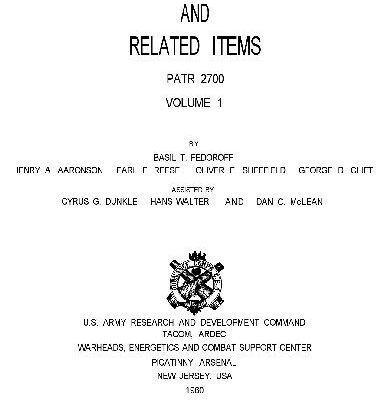 خرید و دانلود نسخه کامل کتاب Encyclopedia of Explosives and Reated