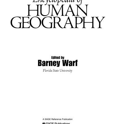 خرید و دانلود نسخه کامل کتاب Encyclopedia of Human Geography