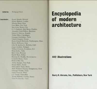 خرید و دانلود نسخه کامل کتاب Encyclopedia of Modern Architecture