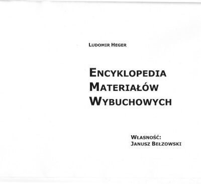خرید و دانلود نسخه کامل کتاب Encyklopedia Materiałów Wybuchowych