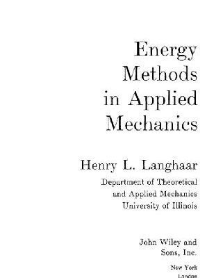 خرید و دانلود نسخه کامل کتاب Energy Methods in Applied Mechanics
