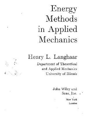 خرید و دانلود نسخه کامل کتاب Energy methods in applied mechanics