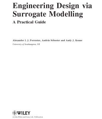 خرید و دانلود نسخه کامل کتاب Engineering Design via Surrogate Modelling: A Practical Guide