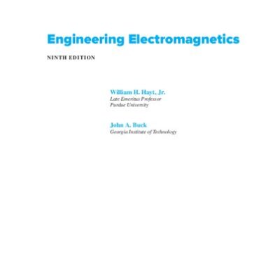 خرید و دانلود نسخه کامل کتاب Engineering Electromagnetics
