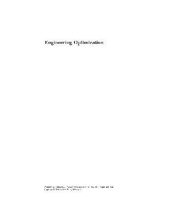 خرید و دانلود نسخه کامل کتاب Engineering Optimization – Theory and Practice