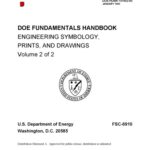خرید و دانلود نسخه کامل کتاب Engineering Symbology, Prints and Drawings – DOE Fundamentals Handbook Vol 2