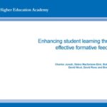 خرید و دانلود نسخه کامل کتاب Enhancing student learning through effective formative feedback