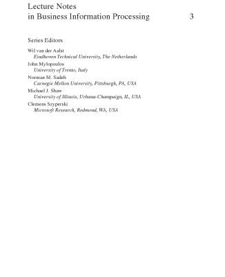 خرید و دانلود نسخه کامل کتاب Enterprise Information Systems: 8th International Conference, ICEIS 2006, Paphos, Cyprus, May 23-27, 2006, Revised Selected Papers (Lecture Notes in Business Information Processing)