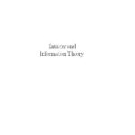 خرید و دانلود نسخه کامل کتاب Entropy and Information Theory