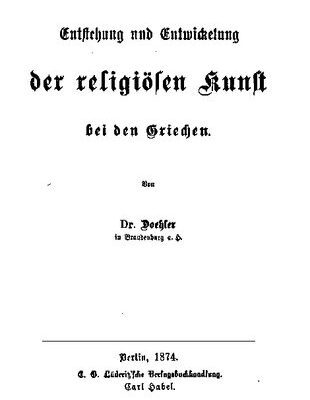 خرید و دانلود نسخه کامل کتاب Entstehung und Entwickelung [Entwicklung] der religiösen Kunst bei den Griechen