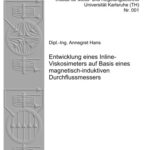 خرید و دانلود نسخه کامل کتاب Entwicklung eines Inline-Viskosimeters auf Basis eines magnetisch-induktiven Durchflussmessers  German