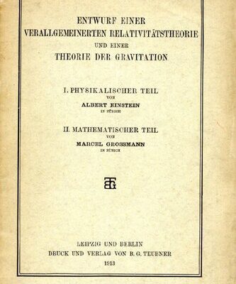 خرید و دانلود نسخه کامل کتاب Entwurf einer verallgemeinerten Relativitätstheorie und einer Theorie der Gravitation