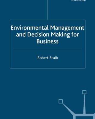 خرید و دانلود نسخه کامل کتاب Environmental Management and Decision Making for Business