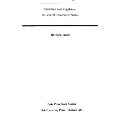 خرید و دانلود نسخه کامل کتاب Environmental Management in Soviet Union and Yugoslavia – Structure and Regulation in Federal Communist States