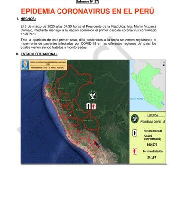 خرید و دانلود نسخه کامل کتاب Epidemia coronavirus en el Perú. Informe de emergencia N° 753 – 26/10/2020