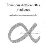 خرید و دانلود نسخه کامل کتاب Équations différentielles p-adiques – Applications aux sommes exponentielles