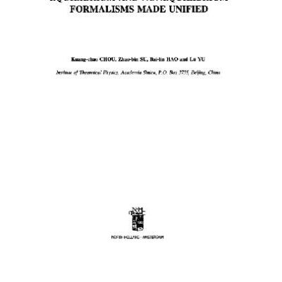 خرید و دانلود نسخه کامل کتاب Equilibrium and nonequilibrium formalisms made unified
