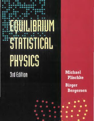خرید و دانلود نسخه کامل کتاب Equilibrium statistical physics