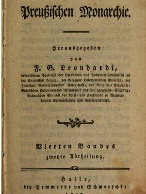 خرید و دانلود نسخه کامل کتاب Erdbeschreibung der Preußischen Monarchie
