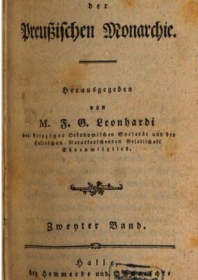 خرید و دانلود نسخه کامل کتاب Erdbeschreibung der Preußischen Monarchie