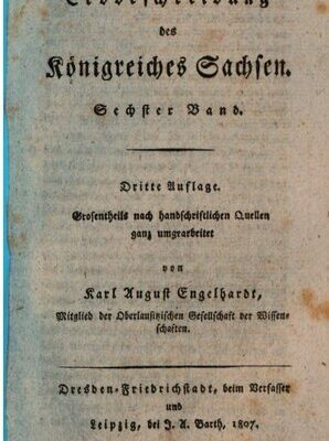 خرید و دانلود نسخه کامل کتاب Erdbeschreibung des Königreiches Sachsen