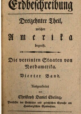 خرید و دانلود نسخه کامل کتاب Erdbeschreibung und Geschichte von Amerika. Die vereinten Staaten von Nordamerika