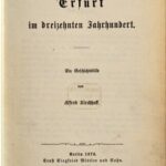 خرید و دانلود نسخه کامل کتاب Erfurt im dreizehnten Jahrhundert. Ein Geschichtsbild