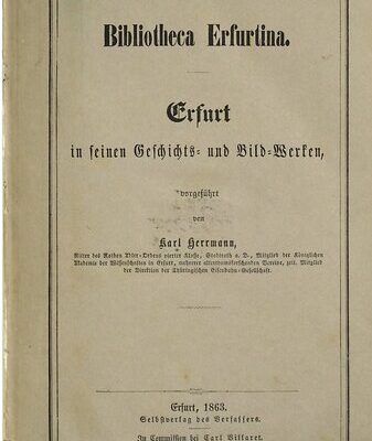 خرید و دانلود نسخه کامل کتاب Erfurt in seinen Geschichts- und Bild-Werken