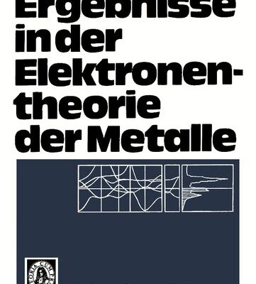 خرید و دانلود نسخه کامل کتاب Ergebnisse in der Elektronentheorie der Metalle